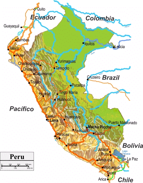 Mappa del Per